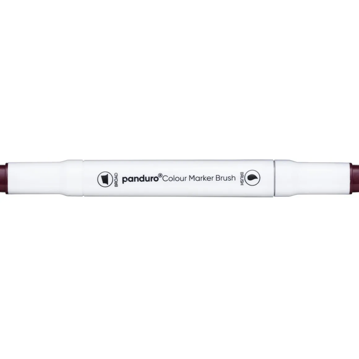 Panduro Colour Marker Brush, penselspiss og skråskjært spiss – Rose red 3