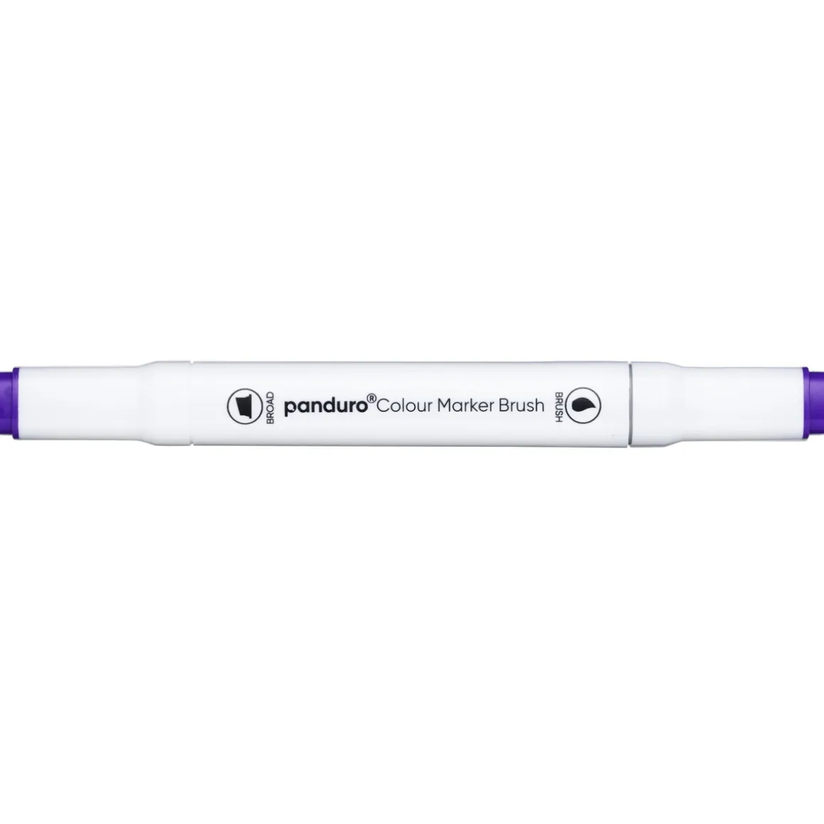 Panduro Colour Marker Brush, penselspiss og skråskjært spiss – Light violet 82