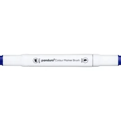 Panduro Colour Marker Brush, penselspiss og skråskjært spiss – Cobalt blue 71