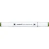 Panduro Colour Marker Brush, penselspiss og skråskjært spiss – Grass green 47