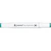 Panduro Colour Marker Brush, penselspiss og skråskjært spiss – Peacock green 61