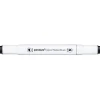 Panduro Colour Marker Brush, penselspiss og skråskjært spiss – Black 120