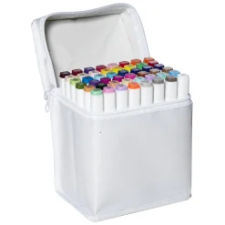 Panduro Colour Marker Brush 48 – twin-tip tusjer med penselspiss og skråskåret spiss