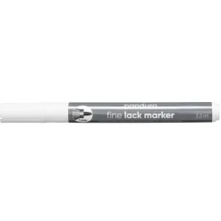 Panduro Lakkpenn Hvit 1 mm