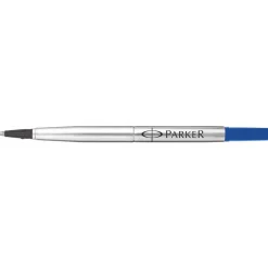Parker Rollerball refill blå, komplett fargepatron med ny spiss