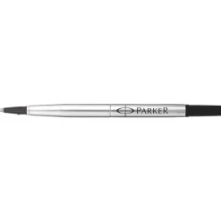 Parker Rollerball refill svart, komplett fargepatron med ny spiss