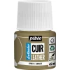Pebeo Cuir Leather 45 ml lærfarge, farger også PU-lær – gull, metallic
