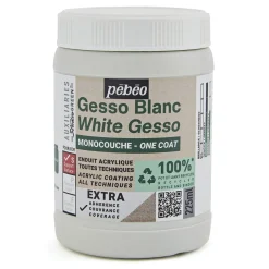 Pebeo Gesso white 225 ml – hvit gesso for grunnmaling / grunning