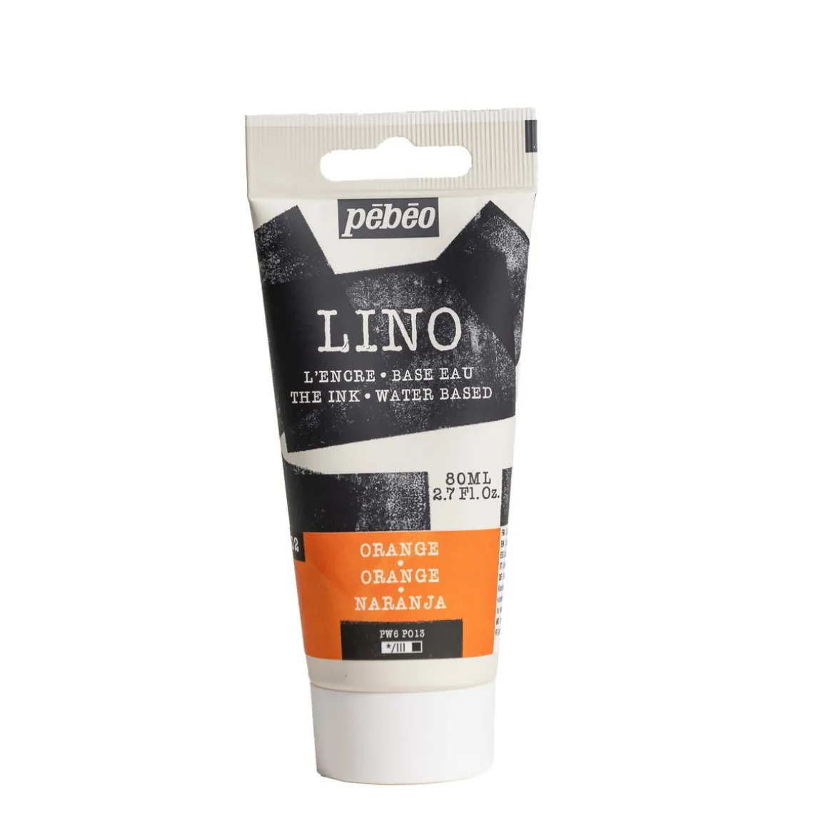 Pebeo Lino Ink 80 ml, vannbasert linoleumsfarge – Orange