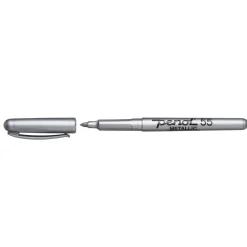 Penol 55 Fineliner penn Sølv