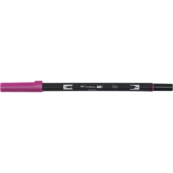 Penselpenn Tombow ABT Dual Brush Pen Hot Pink 743