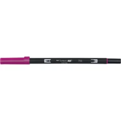 Penselpenn Tombow ABT Dual Brush Pen Rubine Red 755