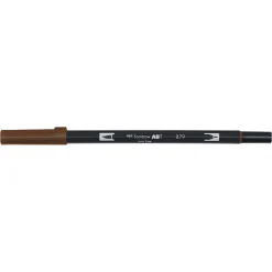 Penselpenn Tombow ABT Dual Brush Pen Brown 879