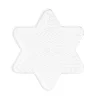 Perleplate Midi liten stjerne, 9,6×8,7 cm – til våre rørperler med diameter 5 mm
