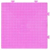 Perleplate Midi rosa kvadrat, byggbar, 15×15 cm – til våre rørperler med diameter 5 mm