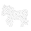 Perleplate XL hest, 18×14 cm – til våre XL-rørperler med diameter 9 mm