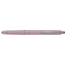 Pilot Frixion Ball Zone Pink 0,7 mm, svart blekkpenn med utviskbar gelblekk.