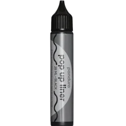 Pop Up Liner 28 ml svart – skriv og tegn med fikserbar gummimasse