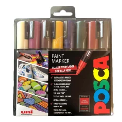 Posca PC-5M Deep Colours 8-pakning