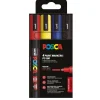 Posca PC-5M 4-pakning Basic (1,8–2,5 mm)