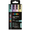 Posca PC-5M 4-pakning Soft Pastel (1,8–2,5 mm)