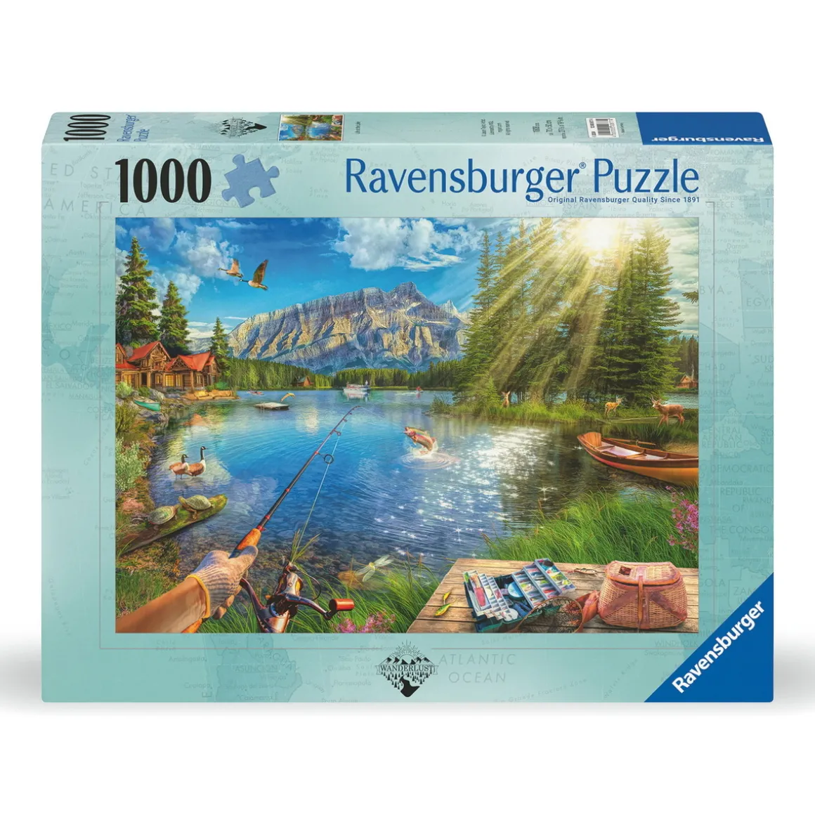 Ravensburger puslespill – Life At The Lake. 1000 biter, 70x50 cm.
