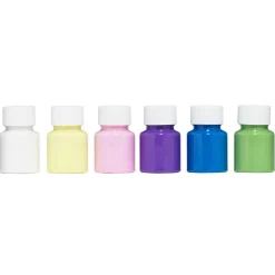 Ready Mix Tempera, hobbymaling for barn, 6×30 ml i pastellfarger