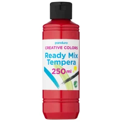 Ready Mix tempera 250ml Rød
