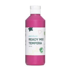 Ready Mix Tempera, svanemerket hobbymaling for barn, 250 ml, rosa