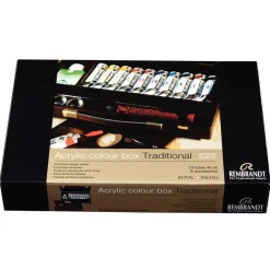 Rembrandt Acrylic Colour Box Traditional 10x40 ml