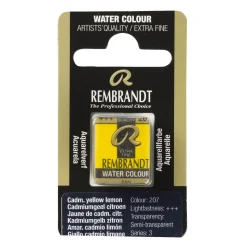 Rembrandt akvarellmaling halvkopp – Cadmium Yellow 209