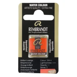 Rembrandt akvarellmaling halvkopp – Brilliant Orange 264