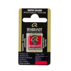 Rembrandt akvarellmaling halvkopp – Perylene Red 379