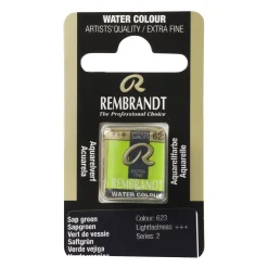 Rembrandt akvarellmaling halvkopp – Hooker Green Deep 645