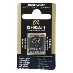 Rembrandt akvarellmaling halvkopp – Neutral Tint 715