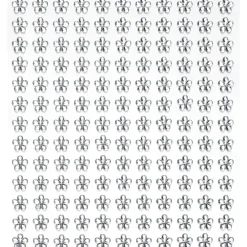 Rhinestone stickers blomster krystall – 286 krystallignende blomster. Ø8 mm