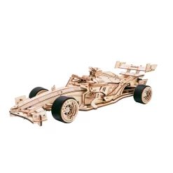 Robotime ROKR Racing Car LK505 3D-miniatyr, trepuslespill, Formel 1-bil 290×105×76 mm