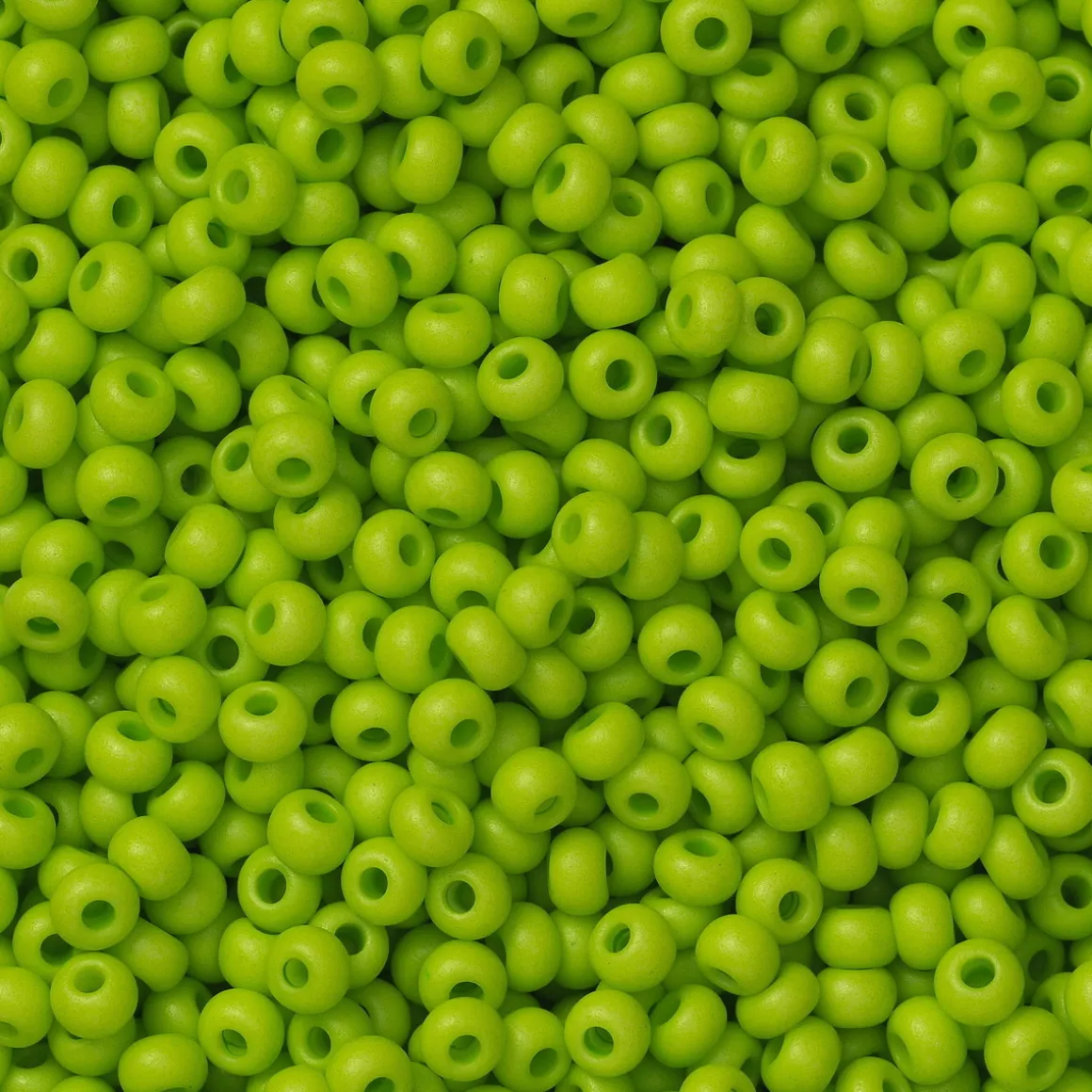 Rocaillesperle 9/0 lime opak