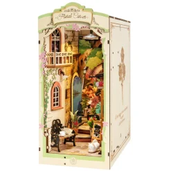 Rolife DIY Bookend Floral Corner miniatyrdiorama – TGB09, 108×190×240 mm