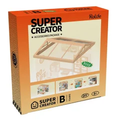 Rolife DIY Super Creator B DWP02 – Flott tak og støvbeskyttelse til Super Creator-dioramaer