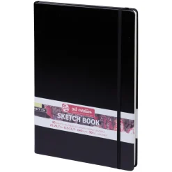 Royal Talens Art Creation Sketch skissebok 21x30 cm (A4), svart omslag – 140 g/m², 80 ark