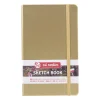 Royal Talens Art Creation Sketch skissebok 13×21 cm, gullfarget omslag – 140 g/m², 80 ark