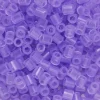 Rørperler Midi 1000 stk. lyselilla gjennomsiktige, Ø5 mm