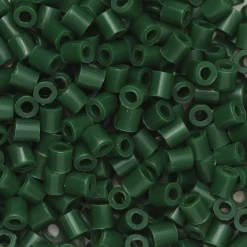 Rørperler Midi 1000 stk. mørkegrønn, Ø5 mm
