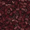 Rørperler Midi 1000 stk. vinrød, Ø5 mm