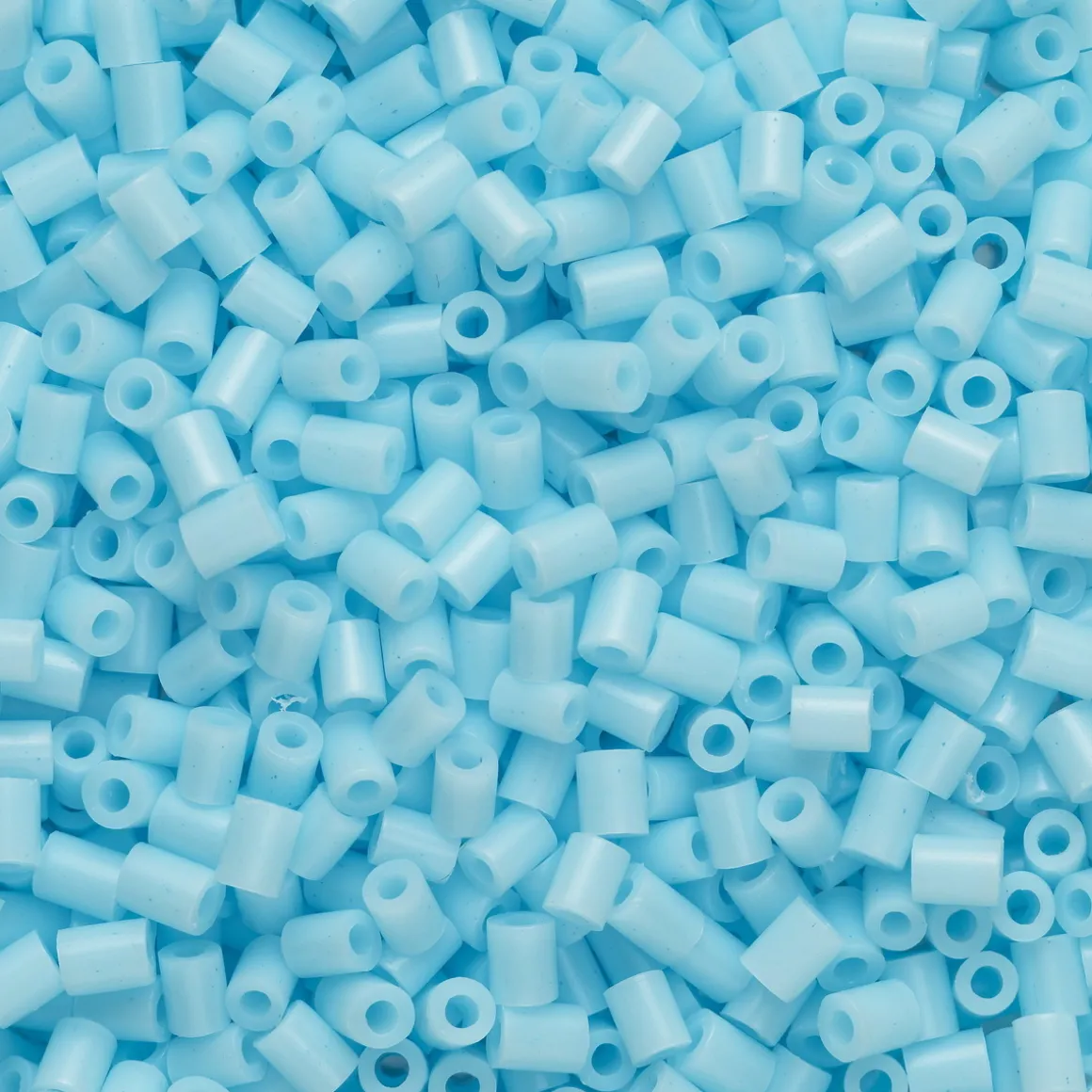 Rørperler Mini 1000 stk. lyseblå, Ø2,5 mm
