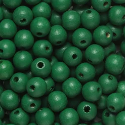 Runde treperler Ø8 mm, cirka 150 stk. grønn