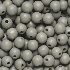 Runde treperler Ø8 mm, cirka 150 stk. grå