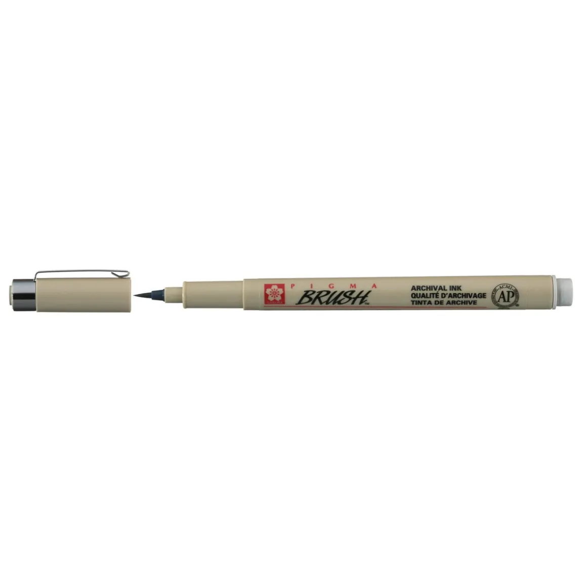 Sakura Pigma Brush Light cool grey – lysegrå penselspiss