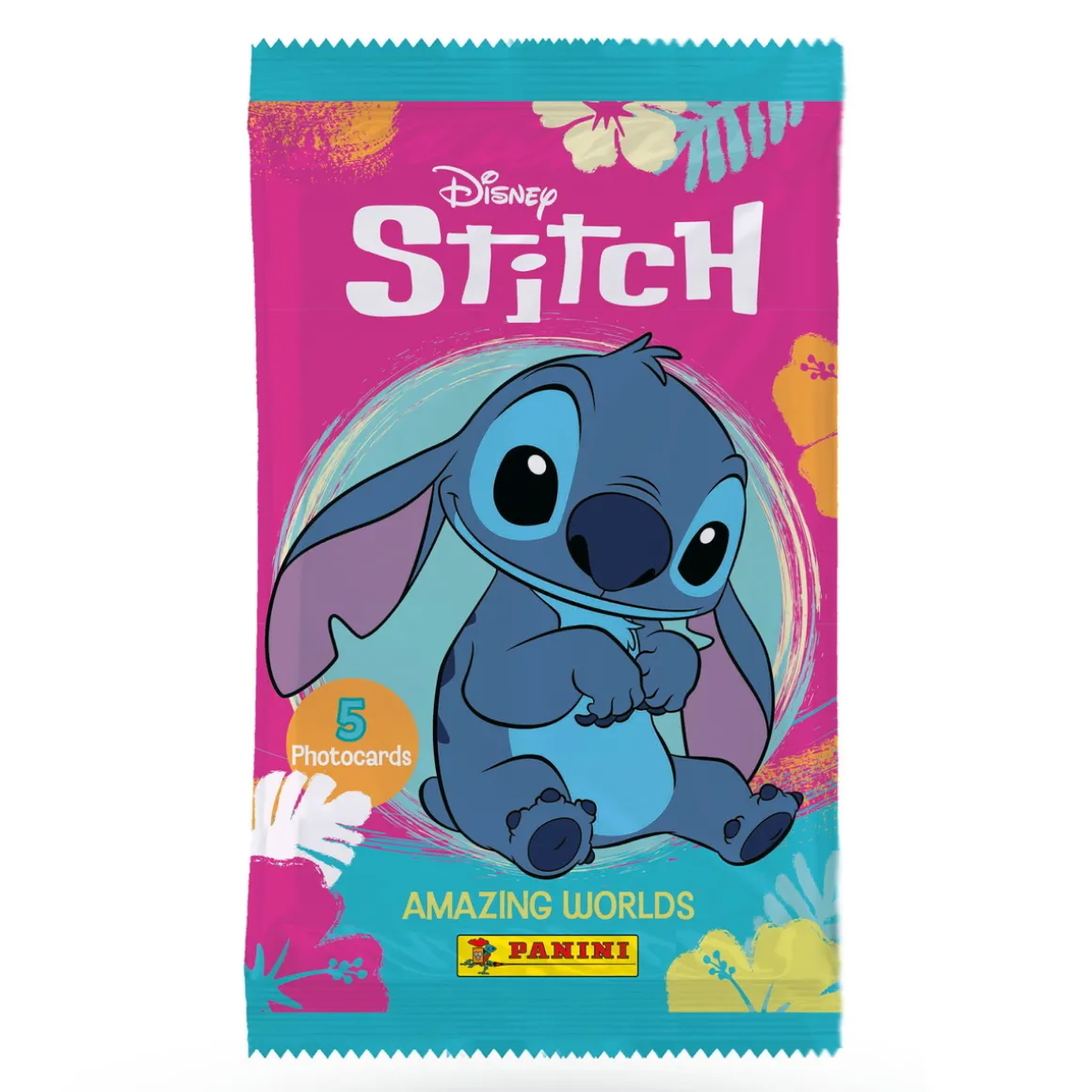 Samlekort Stitch Amazing World Photo Card OBS! Prisen gjelder for én pose med 5 kort